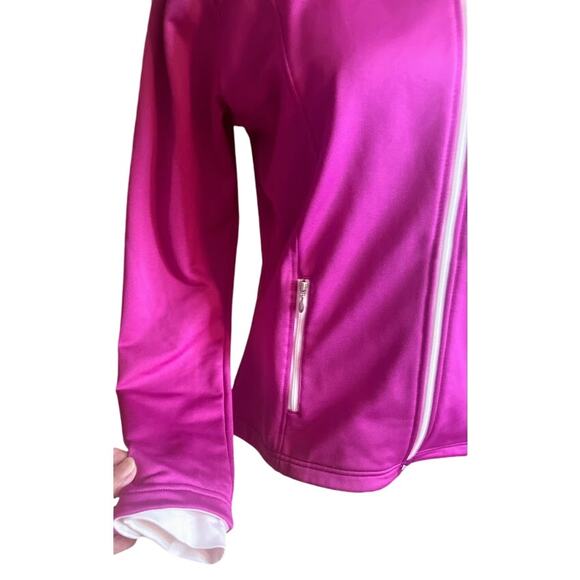 Maggie Lane Pink Full Zip Athletic Jacket Size Medium - Picture 2 of 4